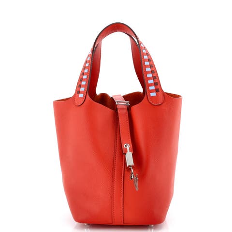 Picotin Lock Bag Tressage Epsom PM