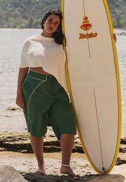 ELOQUII Board Short Culotte