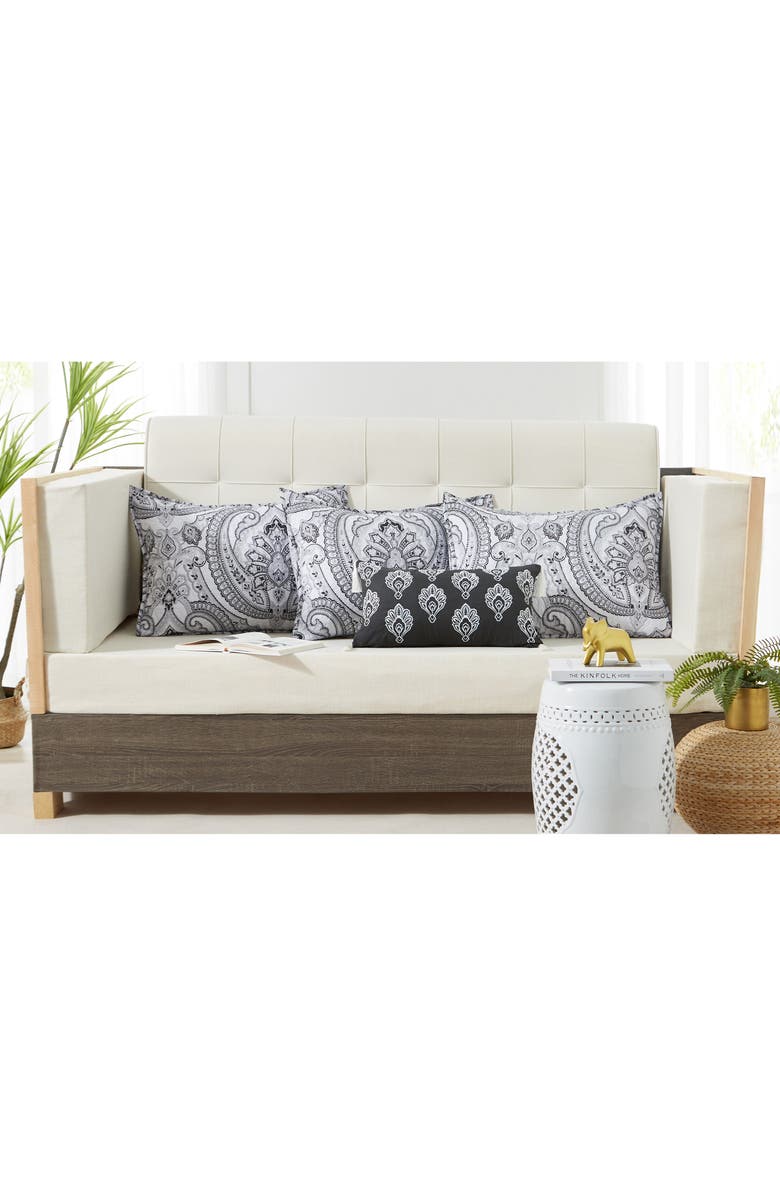 SOUTHSHORE FINE LINENS Infinity Daybed 6-Piece Set, Alternate, color, Black