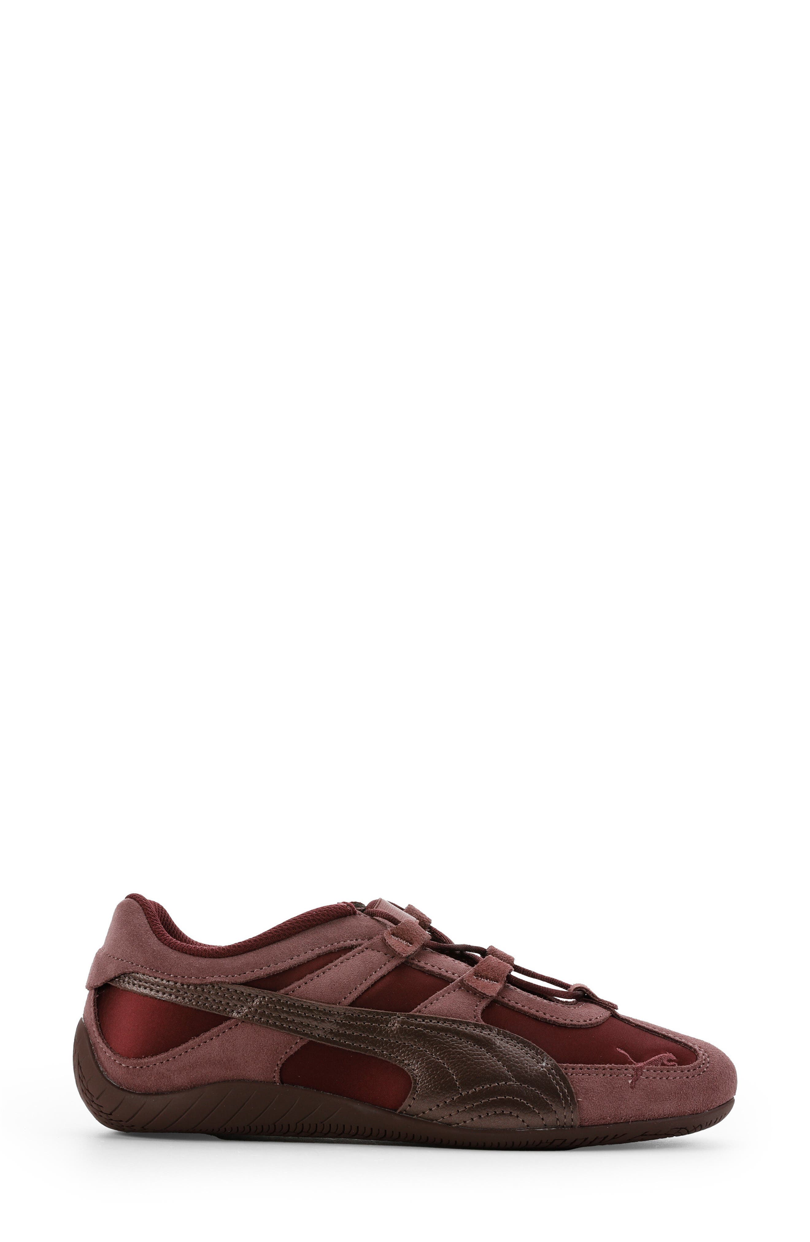 Speedcat Go Ruby Leather Sneaker, Main, color, RICH COCOA/ CHOCOLATE/ RUBY