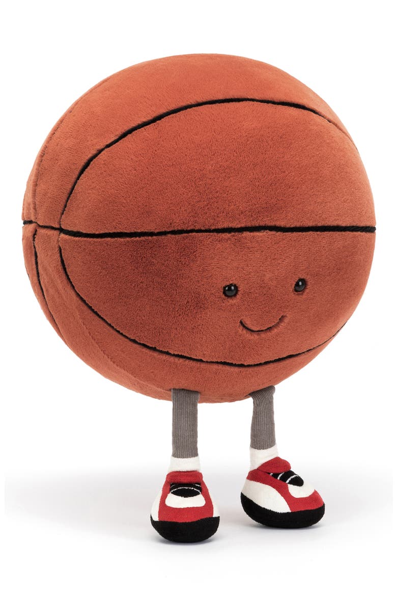Amuseables Sports Basketball Plushie, Alternate, color, ORANGE
