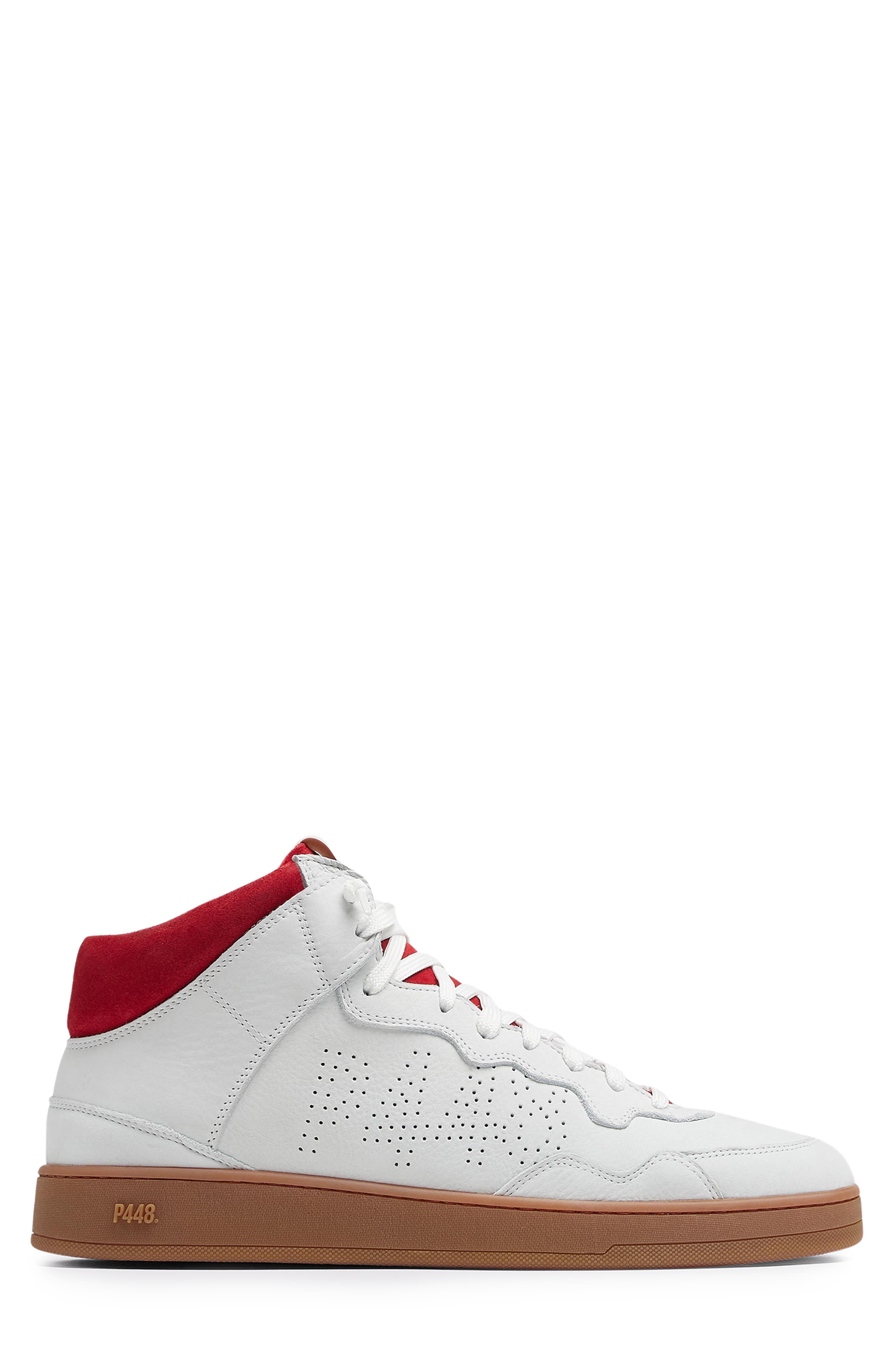 Vert High Top Sneaker, Alternate, color, WHI-RED