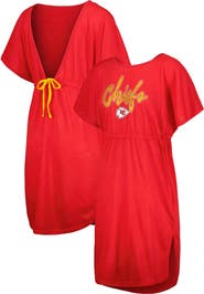 G-III 4HER BY CARL BANKS Women's G-III 4Her by Carl Banks Red Kansas City Chiefs Versus Swim Cover-Up