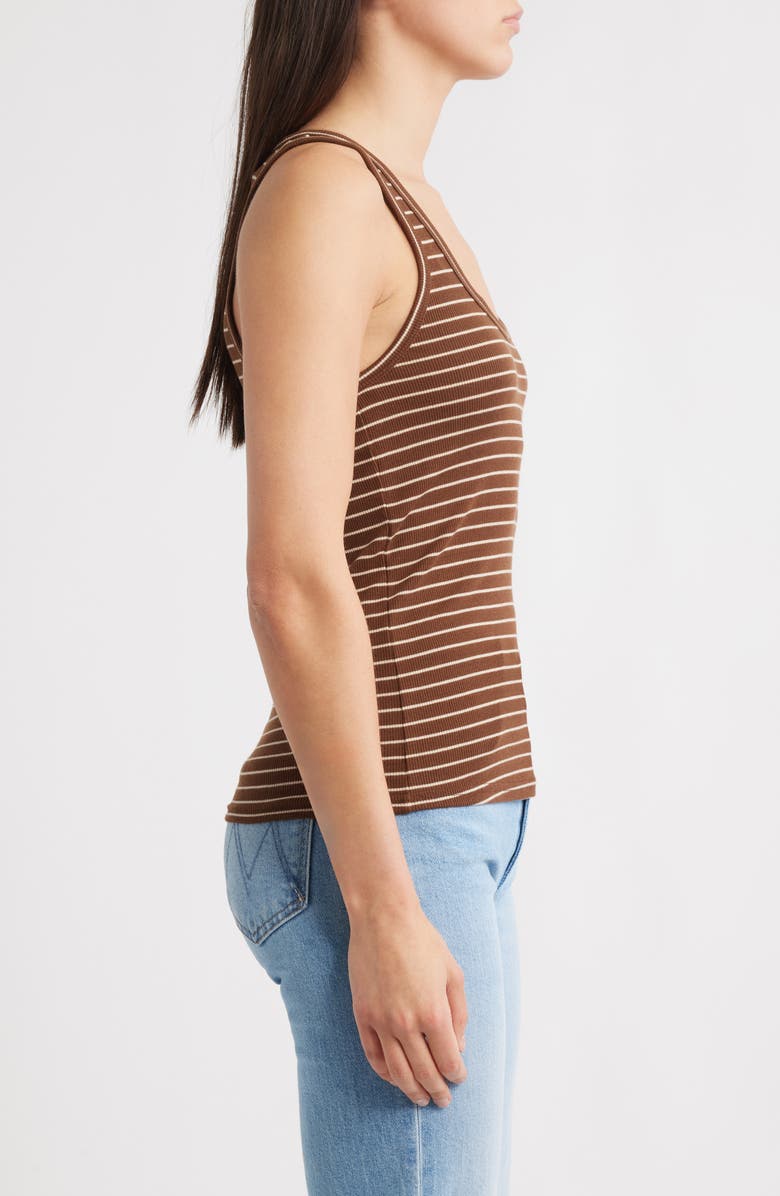 Faherty Featherweight Freestyle Stripe Rib Tank Top, Alternate, color,