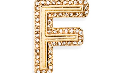 Baublebar Arianna Initial Pendant Necklace In Gold
