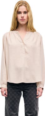 GERARD DAREL Liset V-Neck Long Sleeve Shirt
