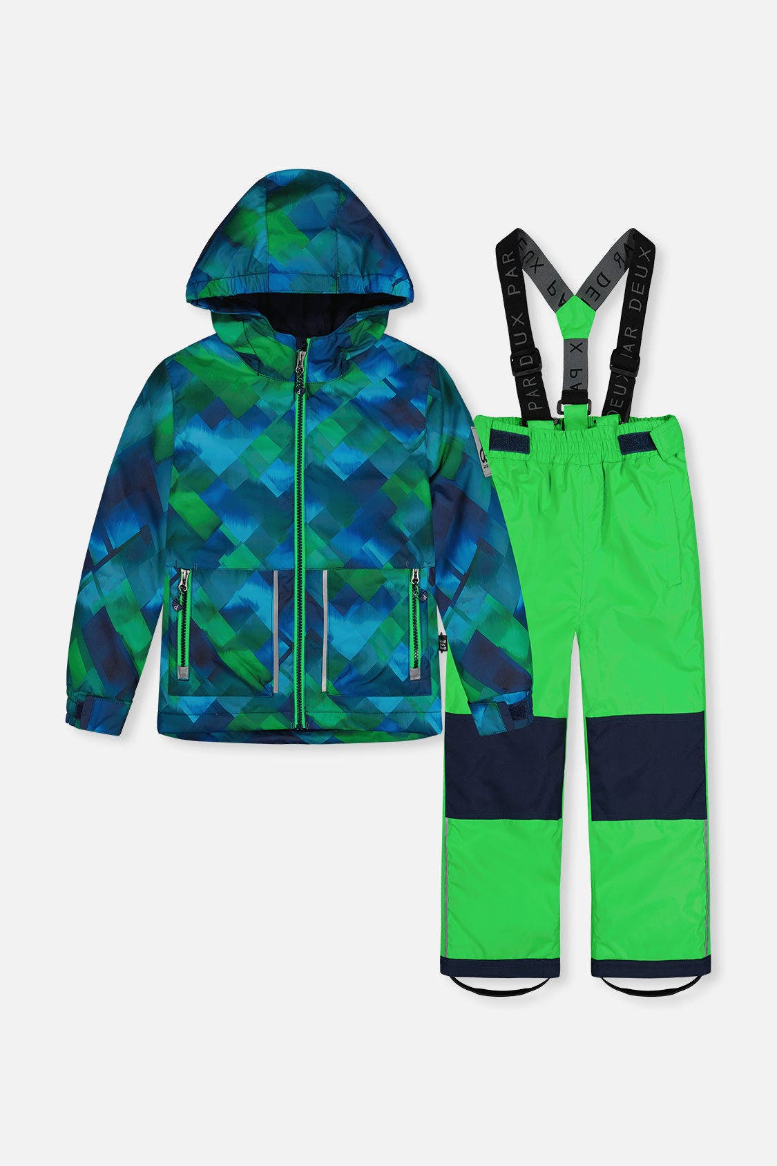 selected Blue and Green Checkered Print
