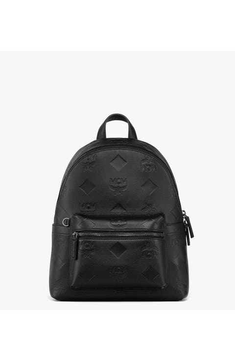 Small Stark Backpack in Maxi Monogram Leather