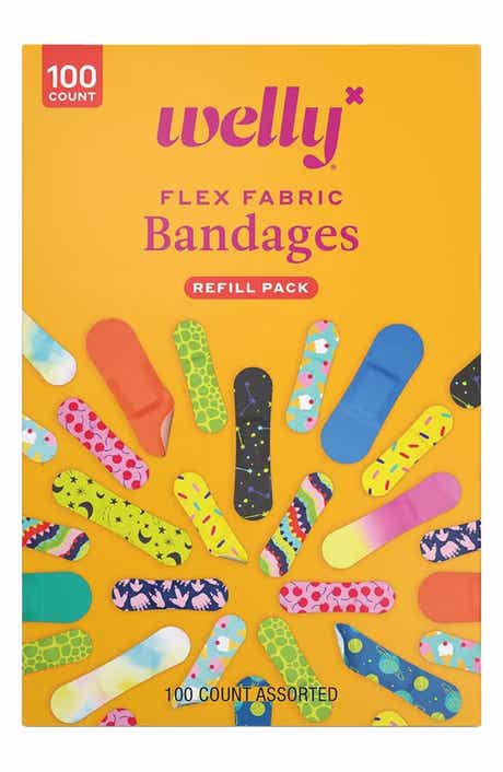 WELLY Breavery 100-Assorted Flex Fabric Bandages