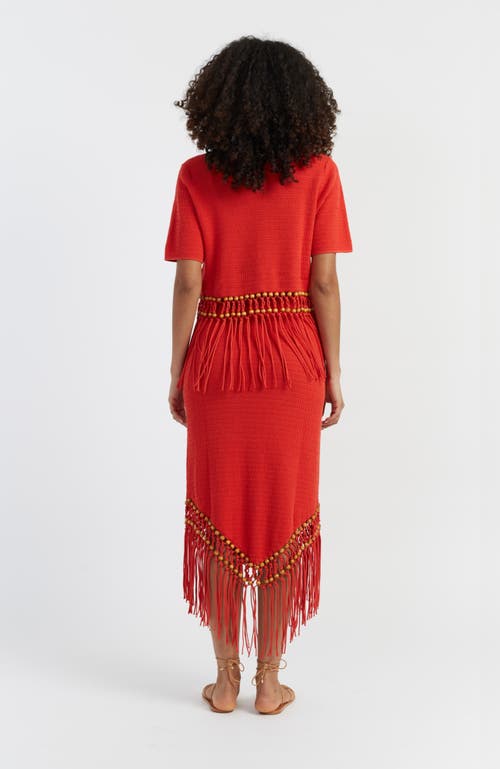 Chinti & Parker Laura Whitmore Beaded Skirt