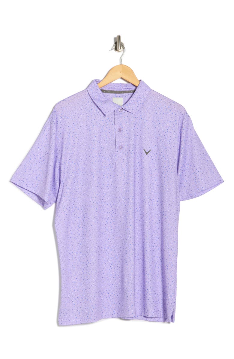 Callaway Confetti Floral Polo, Alternate, color, Sand Verbana