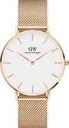 Daniel Wellington Petite Ashfield Mesh Strap Watch, 36mm