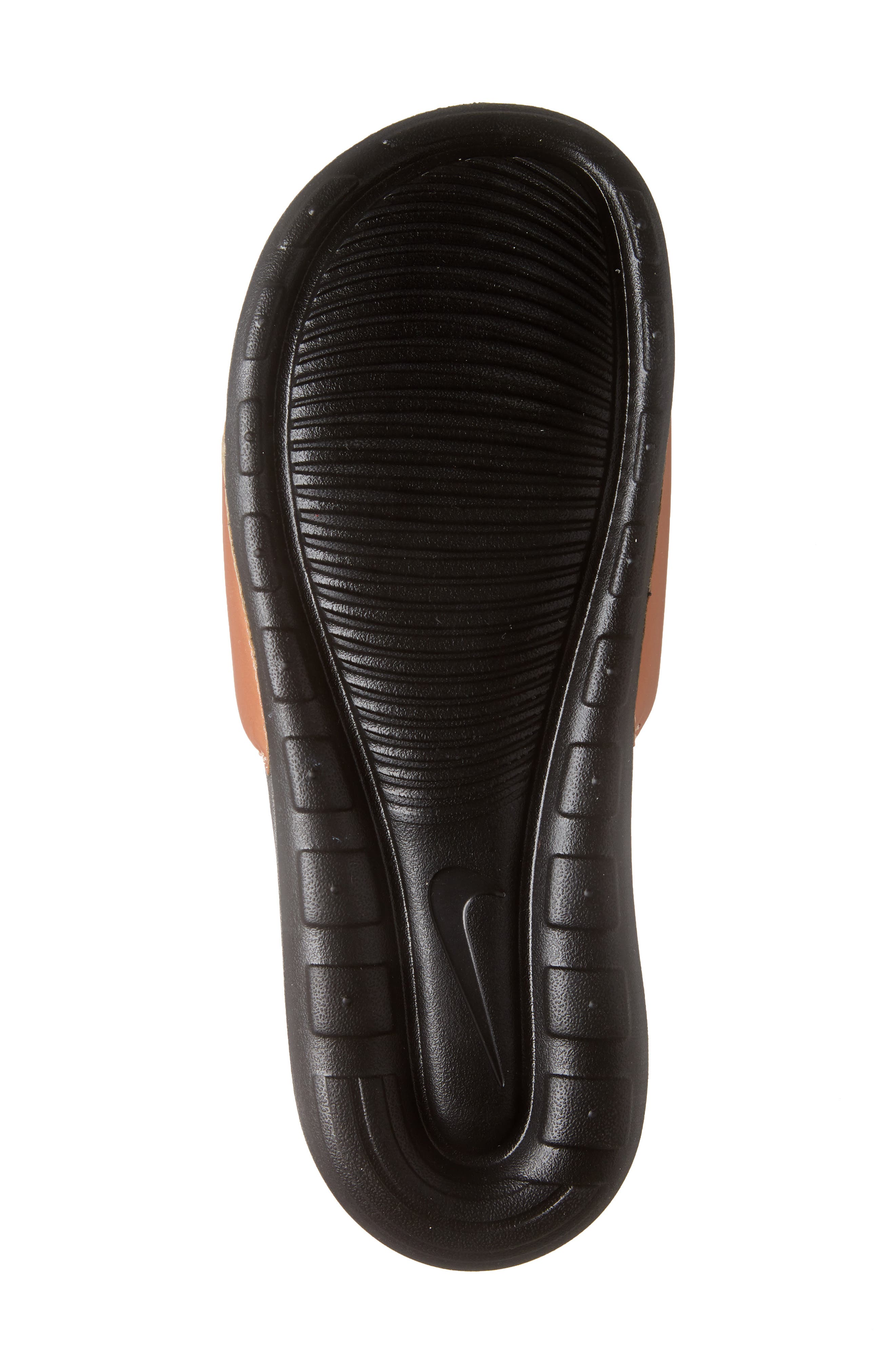 Victori Slide Sandal, Alternate, color, BLACK/ METALLIC COPPER