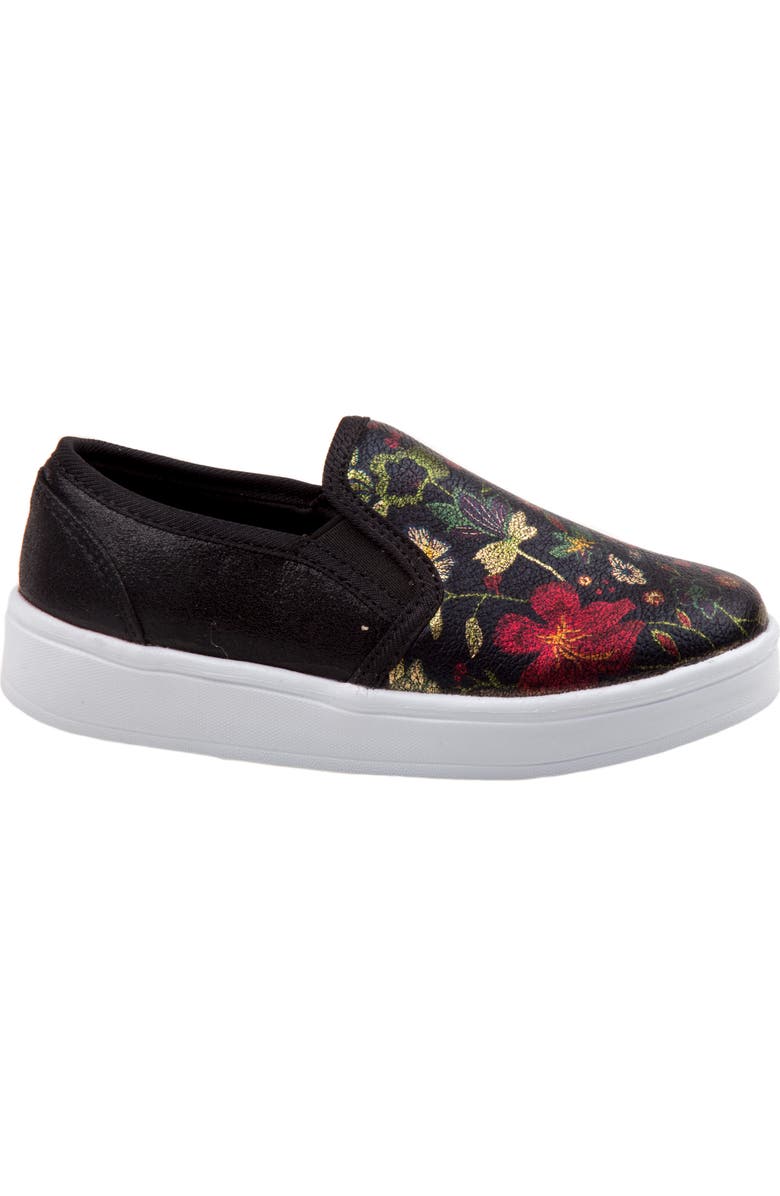 Kensie Girl Floral Slip-On Sneaker, Alternate, color,