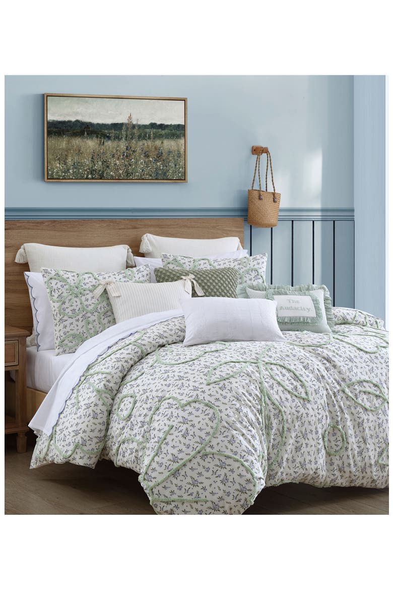 Blueberry Chenille Comforter & Shams Set, Alternate, color, BLUE