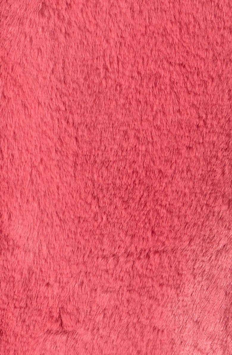 Mini Boden Kids' Faux Fur Vest, Alternate, color, Rose Pink