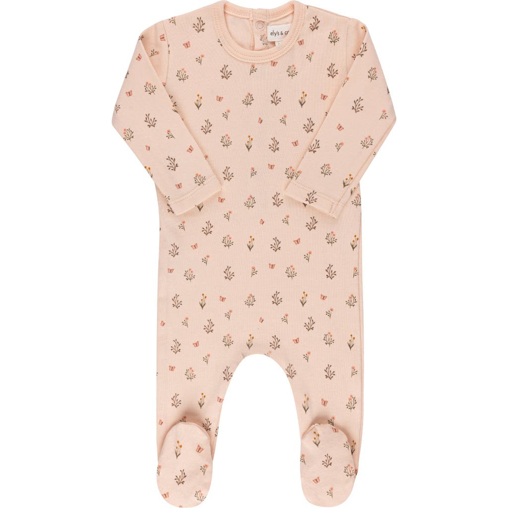Ely's & Co. Garden Floral Print Collection In Pink