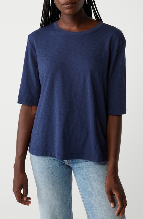 Michael Stars Reid Oversized Crewneck Top In Blue