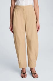 Kenneth Cole High Waist Barrel Leg Pants