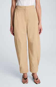 High Waist Barrel Leg Pants
