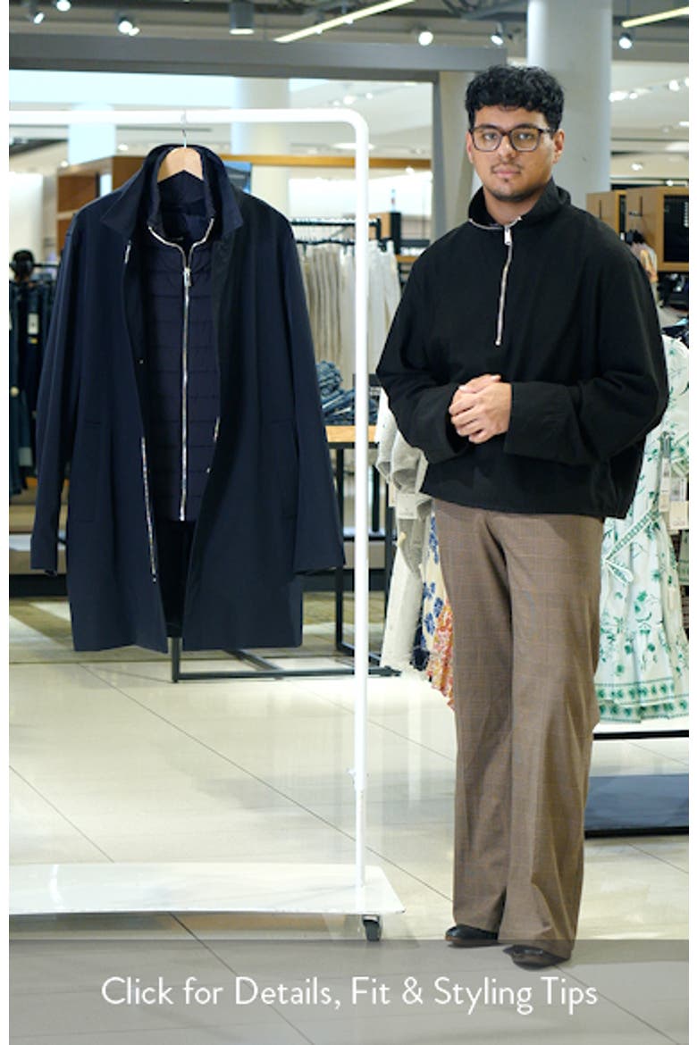 Logan Water Resistant Overcoat with Removable Funnel Neck Insert video