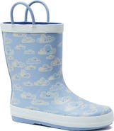 Lands' End Kids Pull On Splash Rubber Rain Boots