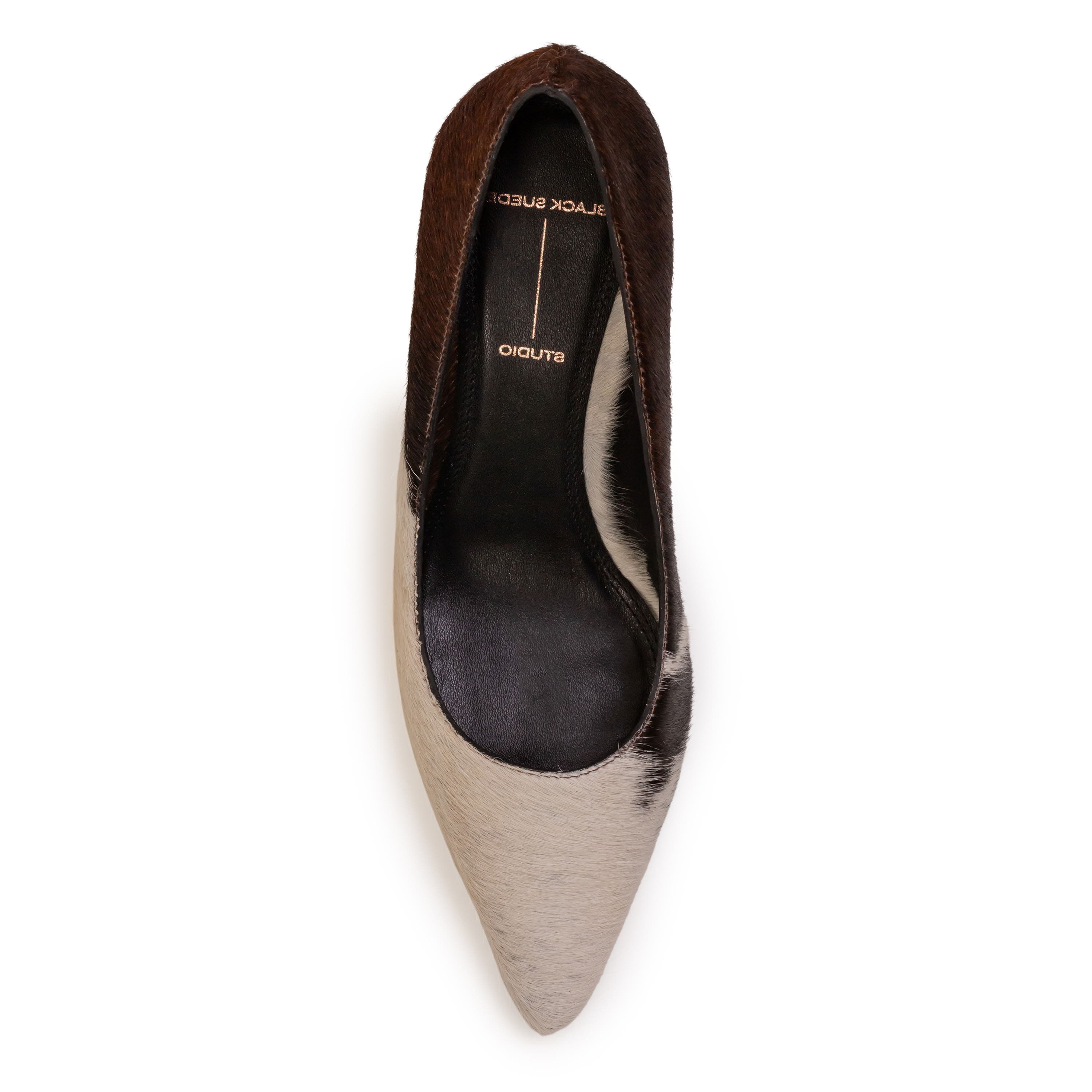 BLACK SUEDE STUDIO Amaya Cowhide Pump, Alternate, color, 