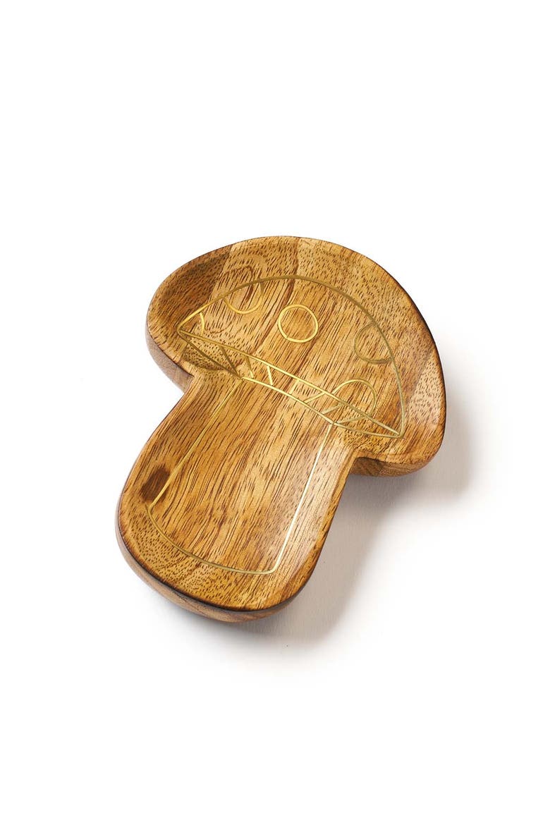 Drishti Mushroom Trinket Dish, Alternate, color, Natural