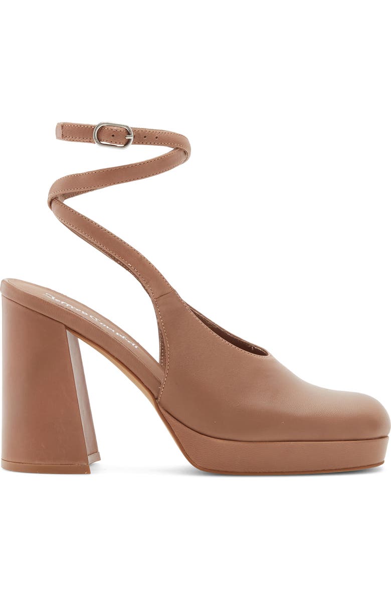 Jeffrey Campbell Vivre Ankle Strap Platform Pump, Alternate, color, Taupe