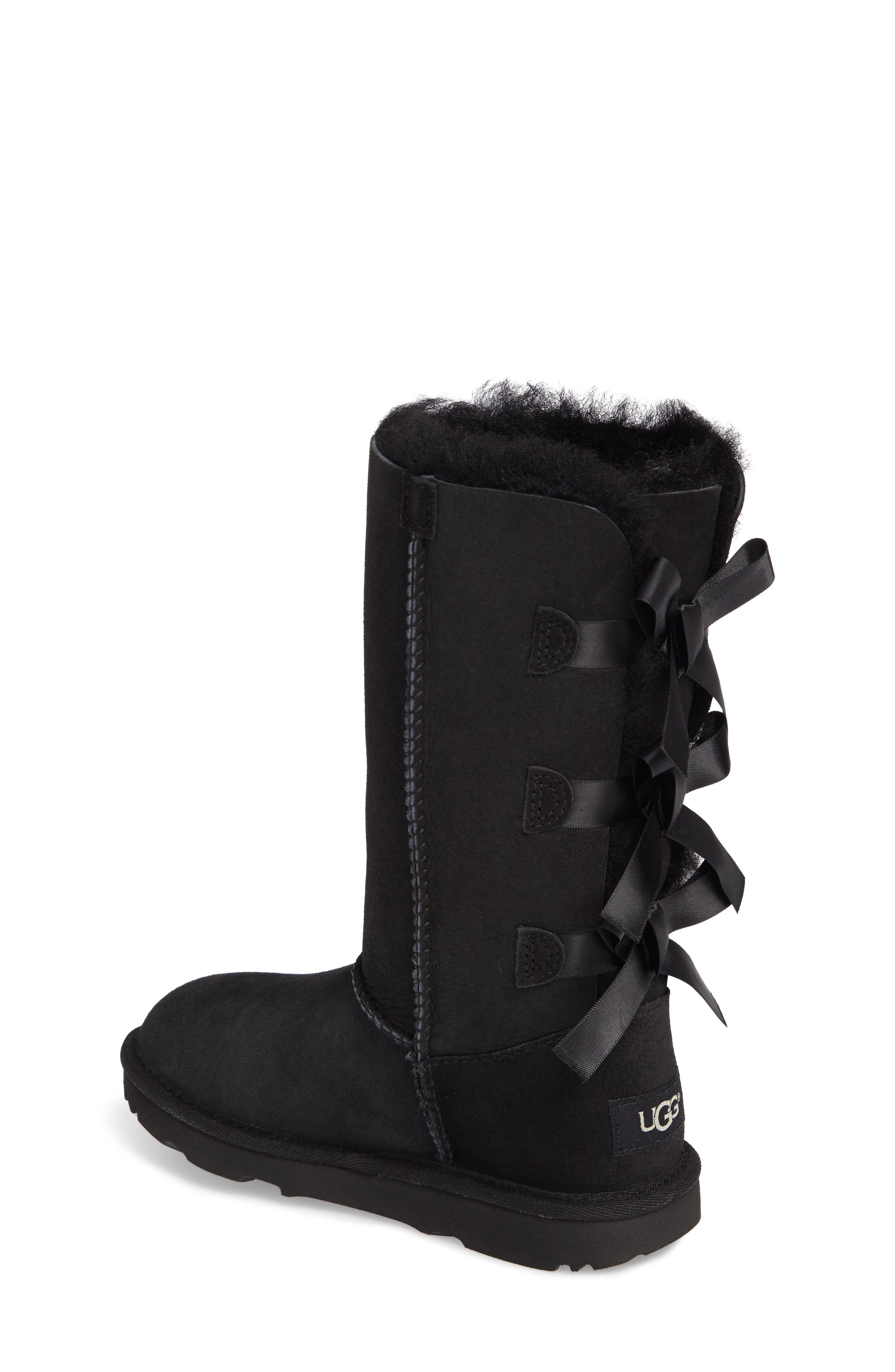 UGG<sup>®</sup> Bailey Bow Tall II Water Resistant Genuine Shearling Boot, Alternate, color, 