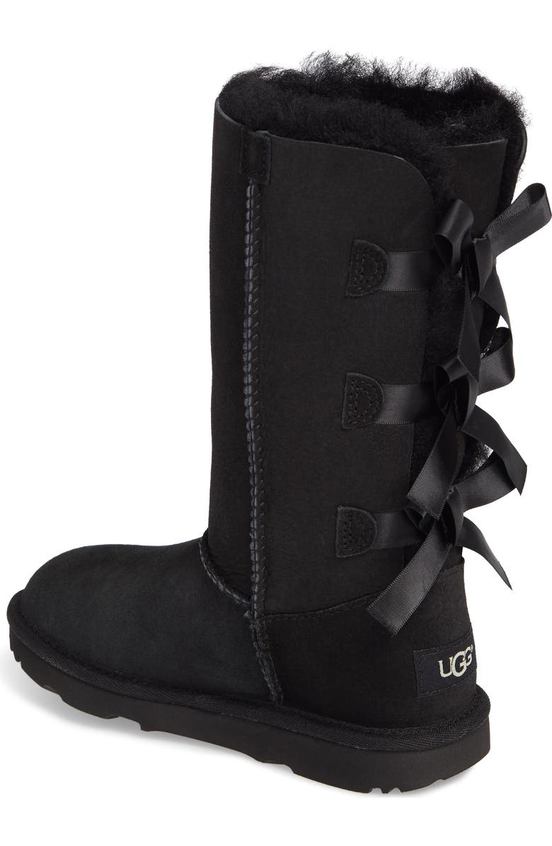 UGG<sup>®</sup> Bailey Bow Tall II Water Resistant Genuine Shearling Boot, Alternate, color,