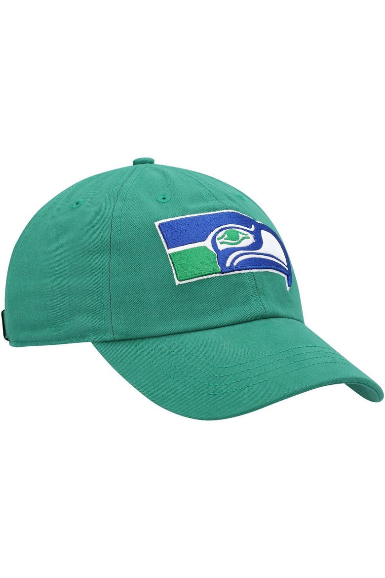 Women's '47 Green Seattle Seahawks Miata Clean Up Legacy Adjustable Hat, Alternate, color, Green