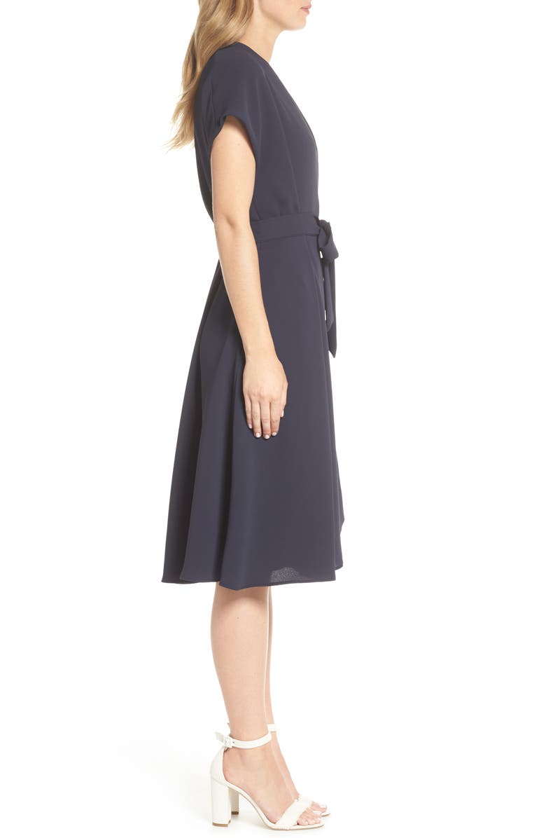 Gal Meets Glam Collection Audrey Wrap Dress, Alternate, color, 