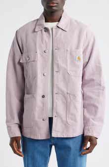 Carhartt Work In Progress Walter Cotton & Linen Canvas Chore Coat