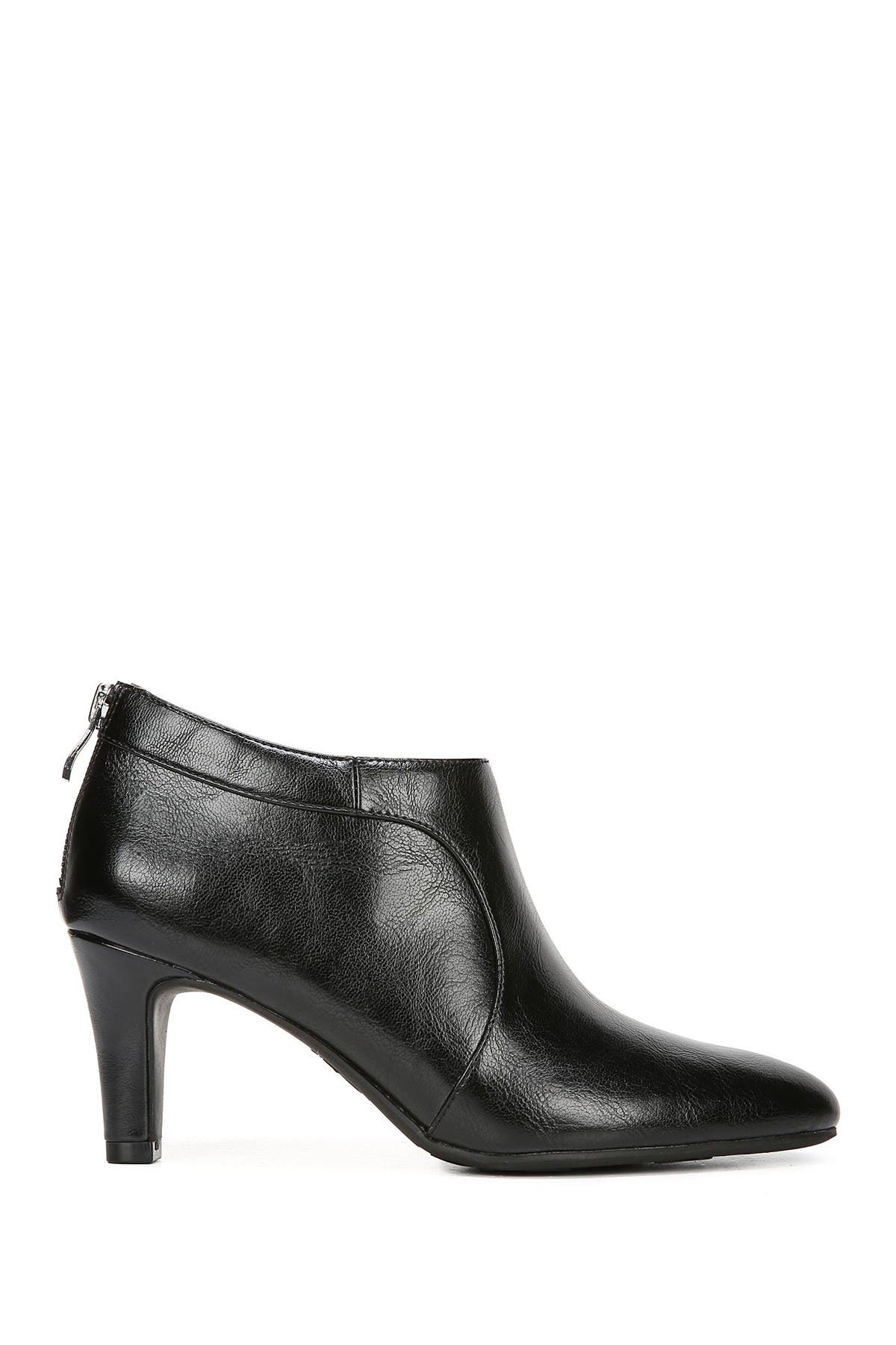 LifeStride Georgia Stacked Heel Bootie, Alternate, color, Black