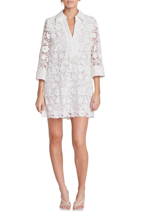 Guipure Lace Minidress