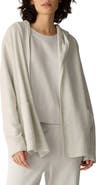 Eileen Fisher Hooded Wool Cardigan