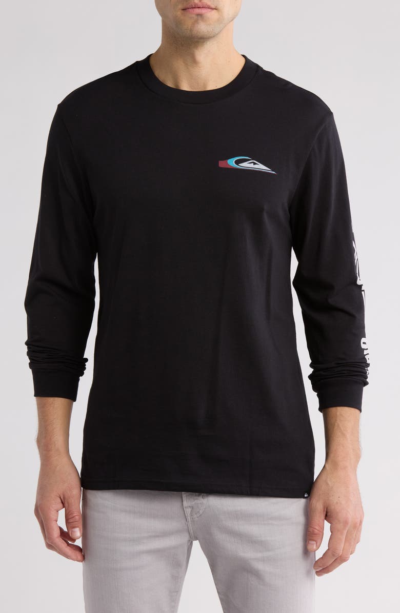 Quiksilver Warp Drive Long Sleeve T-Shirt, Main, color, 