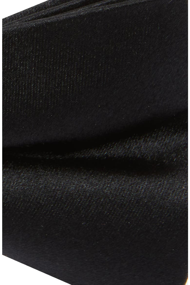 Silk Bow Tie, Alternate, color, BLACK