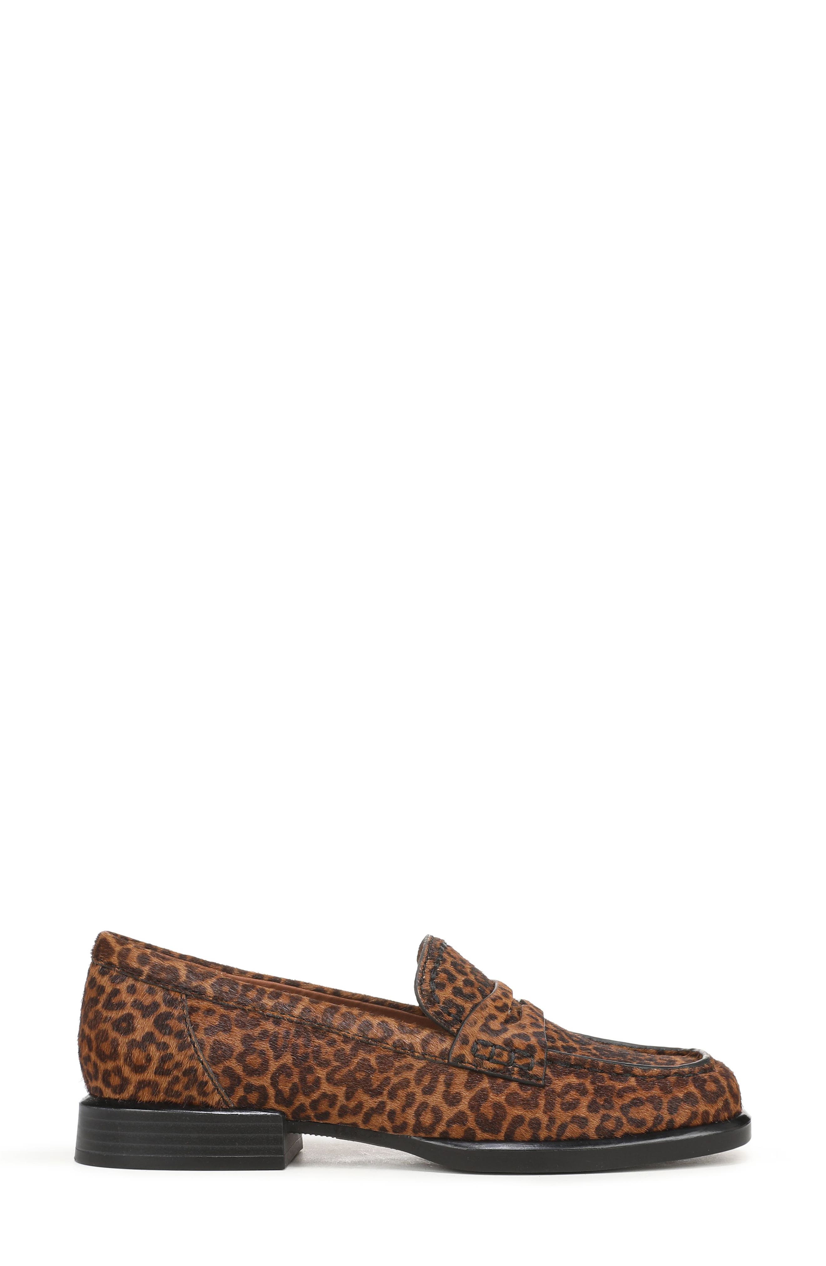 Haven Genuine Calf Hair Loafer, Alternate, color, DARK CHESTNUT