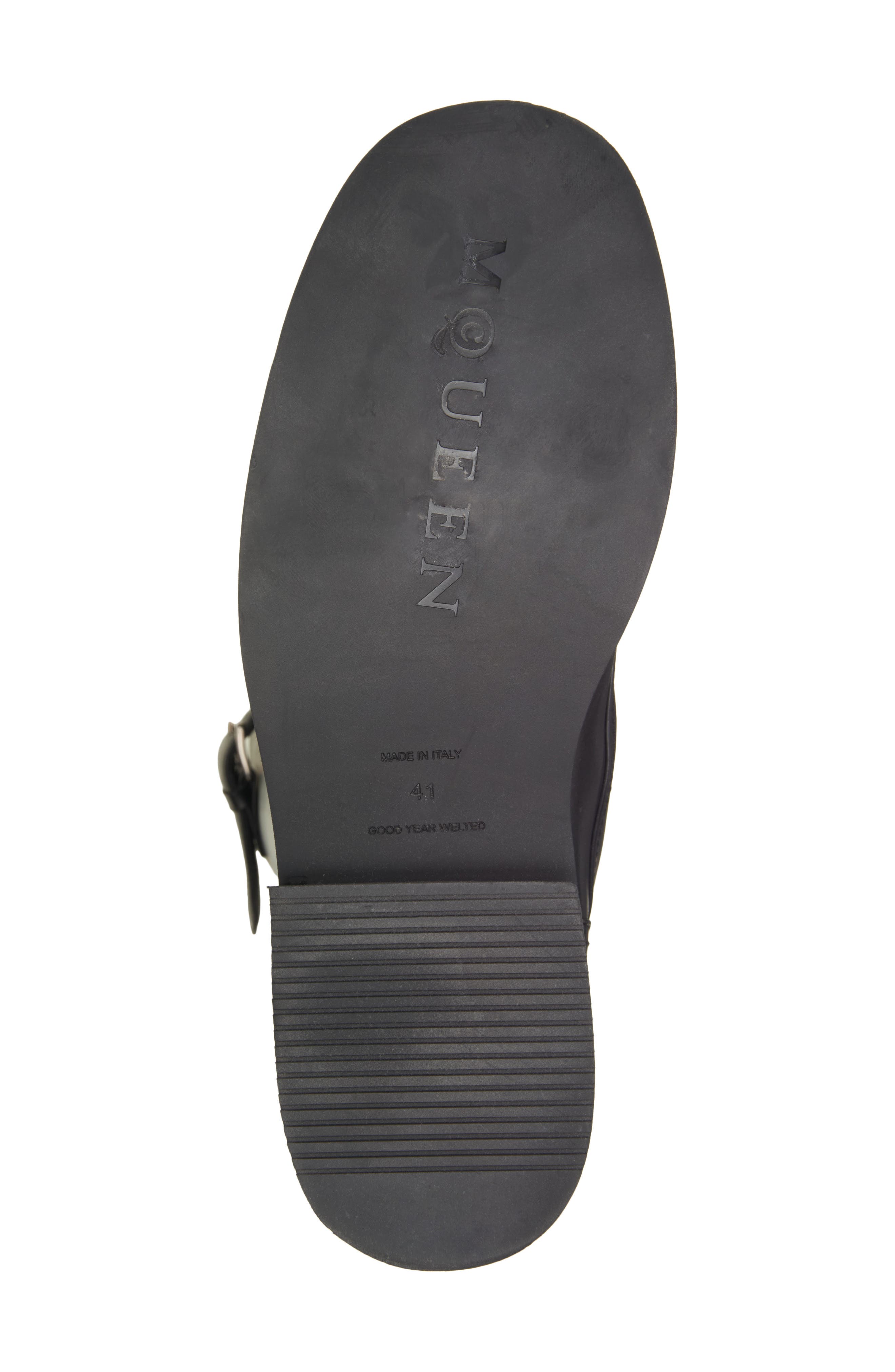 McQueen Knee High Riding Boot, Alternate, color, Black