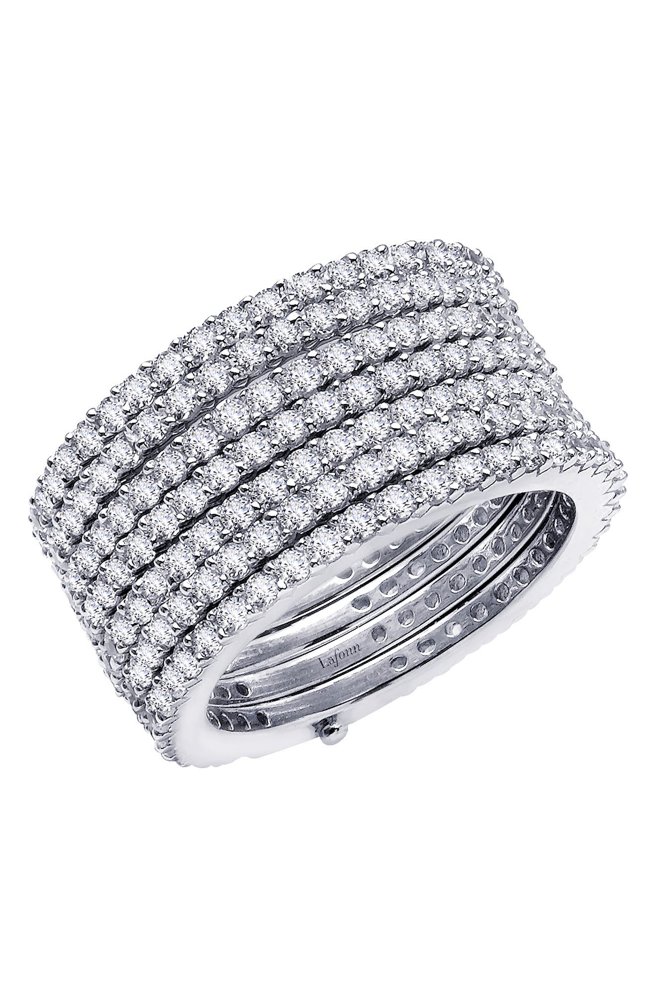 Lafonn Classic Simulated Diamond Multiple Band Ring (Women) | Nordstromrack