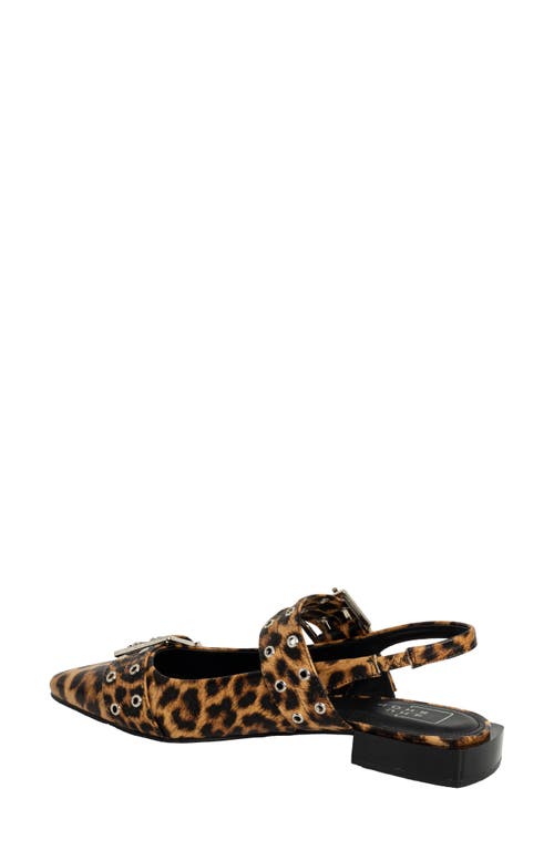 Shushop Angela Slingback Pointed Toe Pump In Multi