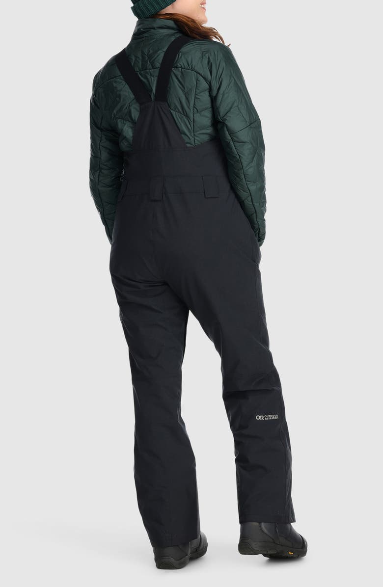 Outdoor Research Snowcrew Waterproof Insulated Bibs, Alternate, color, Black