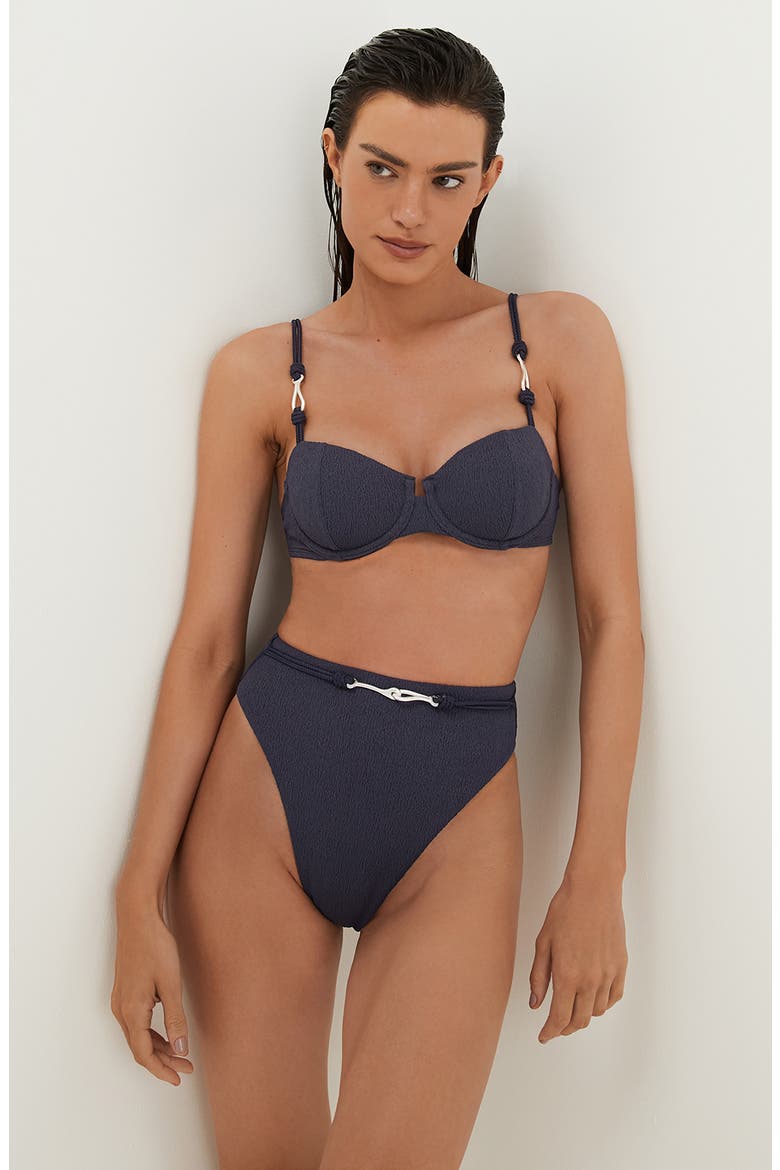 Firenze Alba Nissi Underwire Bikini Top, Alternate, color, BLUE
