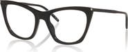 Saint Laurent 55mm Cat Eye optical glasses