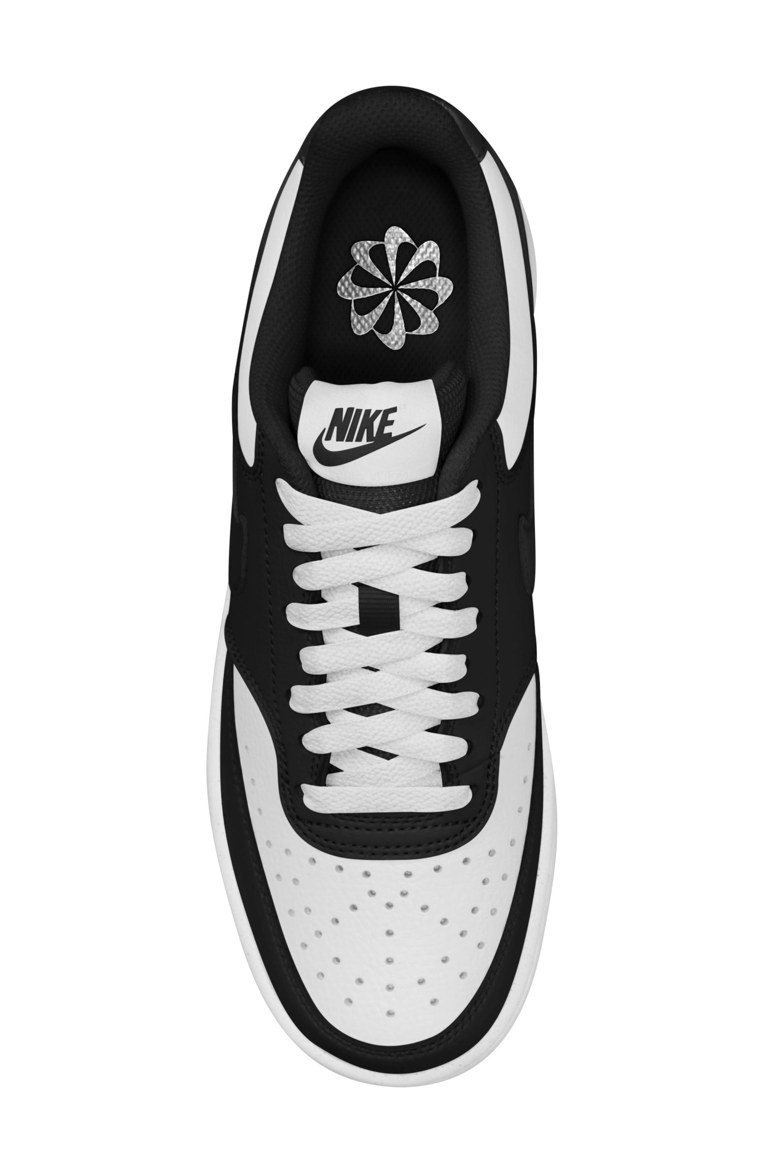 Nike Court Vision Low Sneaker, Alternate, color, 003 Black/White