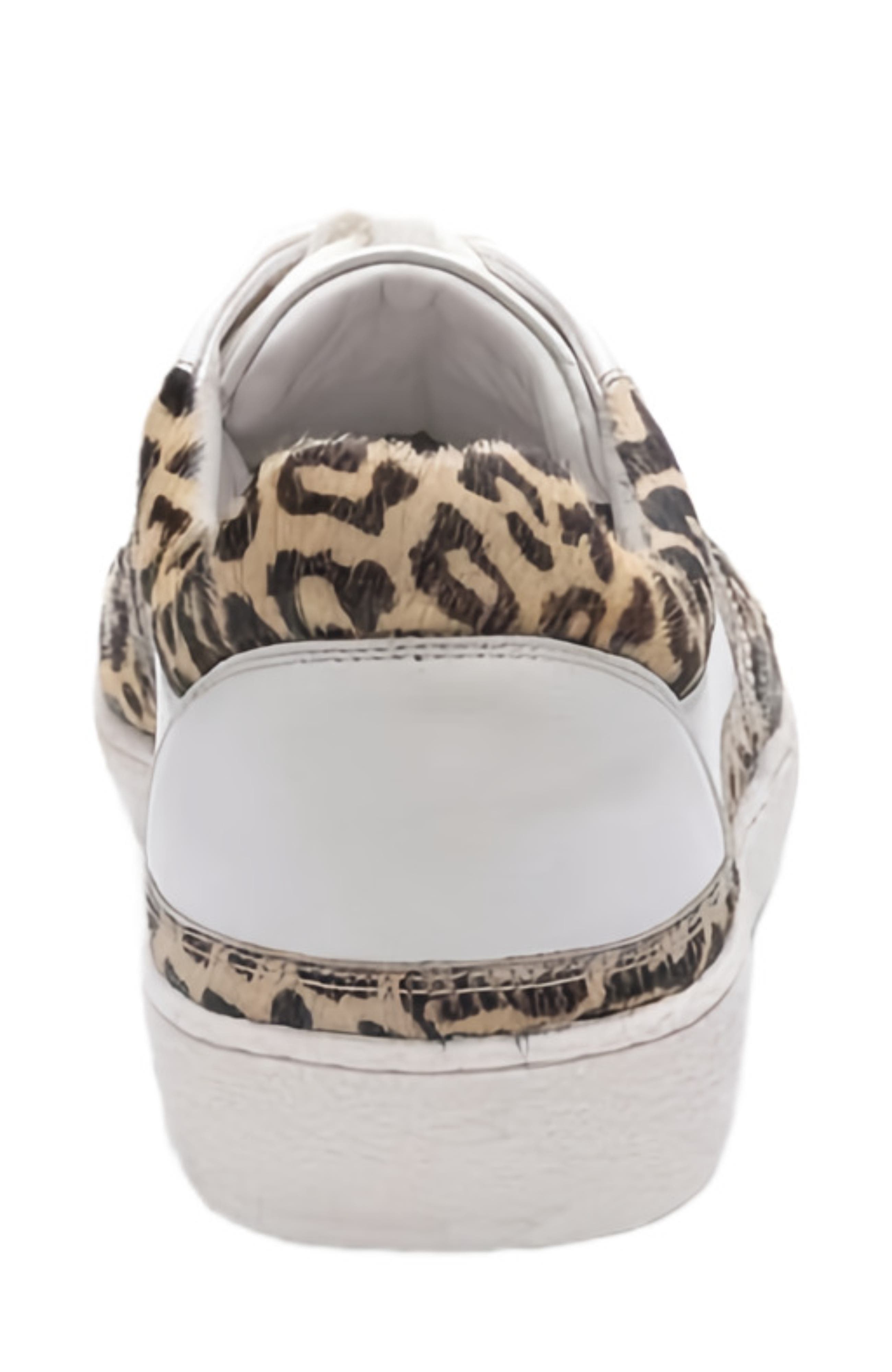 Lennox Sneaker, Alternate, color, White Leopard