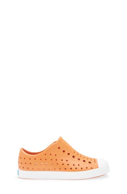 Native Shoes Kids' Jefferson Water Resistant Slip-on Sneaker In Orange