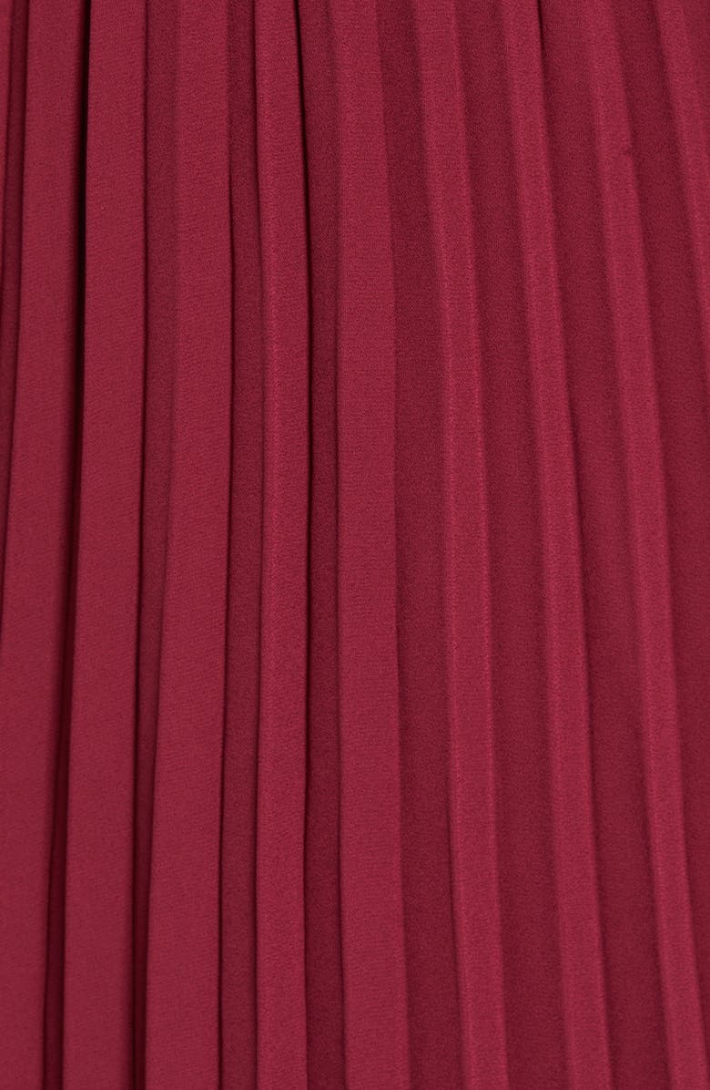 Chelsea28 Button Pleated Long Sleeve Maxi Dress, Alternate, color,